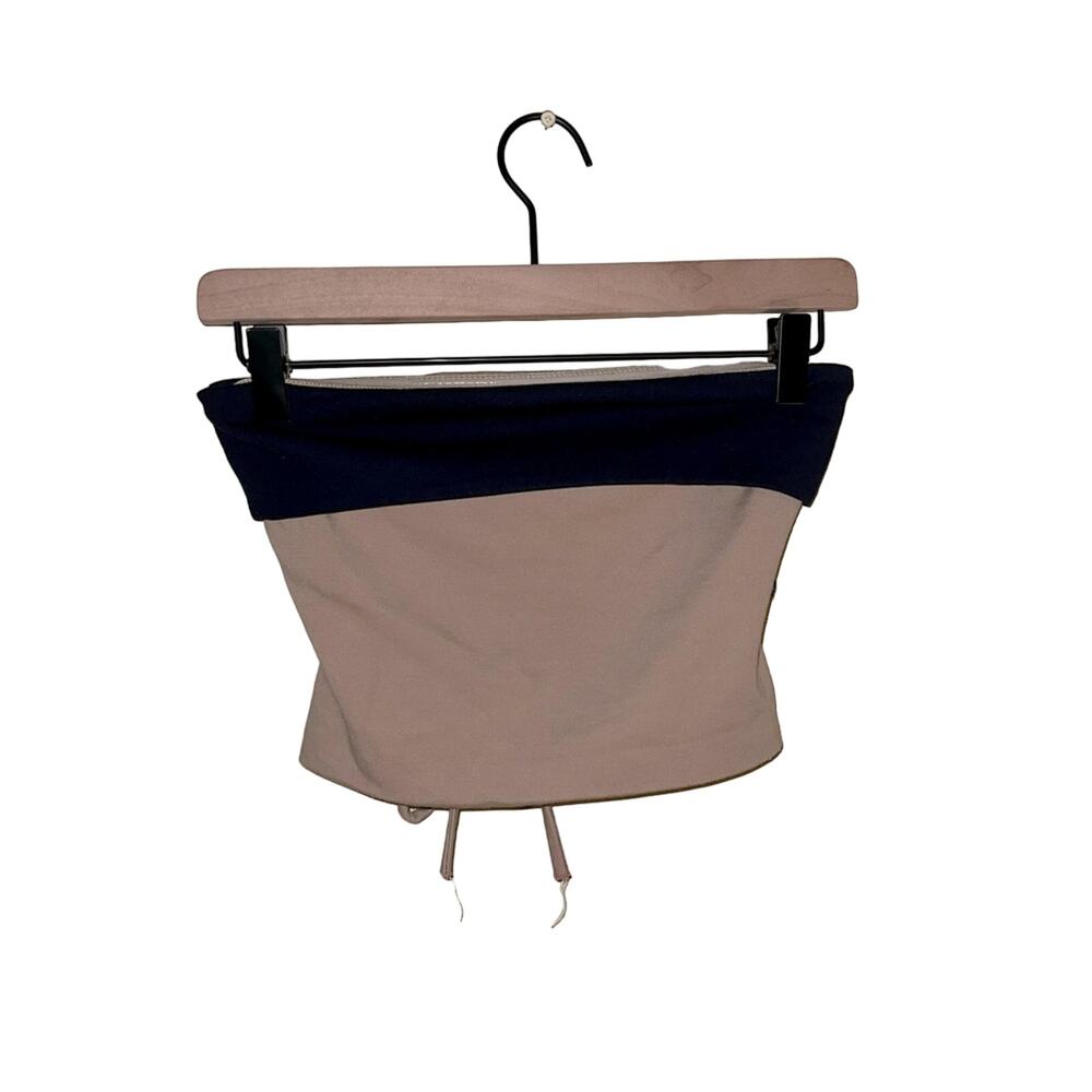 TIGER MIST cropped tube top with tie back XS